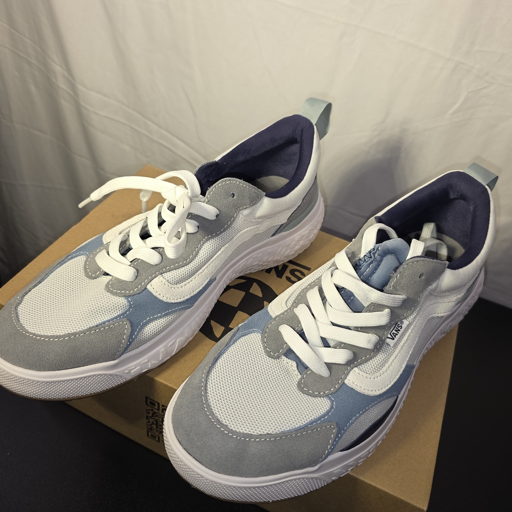 Vans White and Gray Sneakers